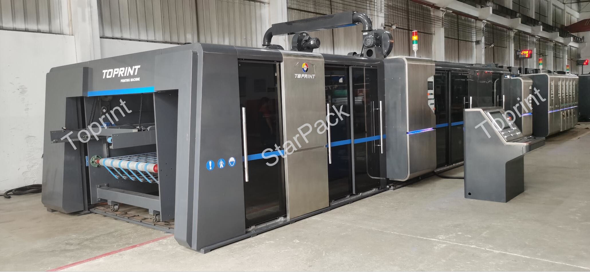 300 sheets/min Corrugated Box Die Cutting Machine RDC Flex Rotary Die