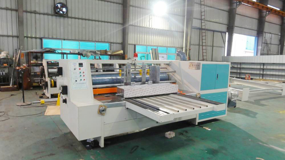 Full Automatic Rotary Die Cutter , 65mm Corrugated Carton Box Cutting