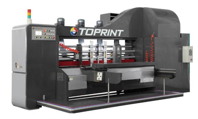 Min Flexo Folder Gluer 380V 900x2000mm Paper Carton Box Making Machine