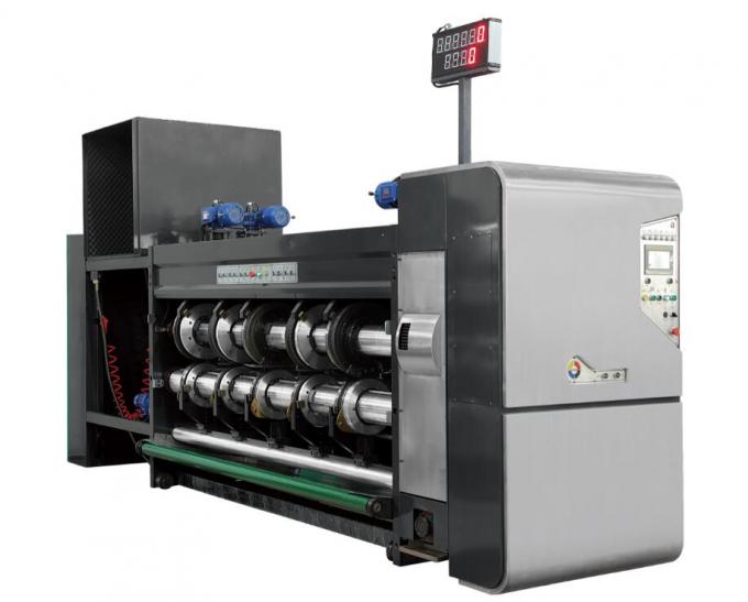 Min Flexo Folder Gluer 380V 900x2000mm Paper Carton Box Making Machine