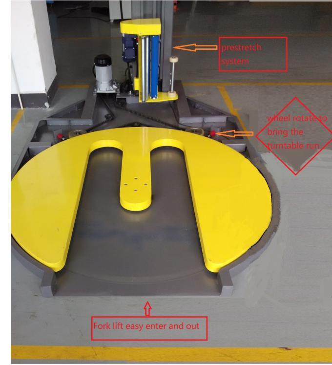 W Type Fully Automatic Pallet Strapping Machine , 40 pallets/h Shrink