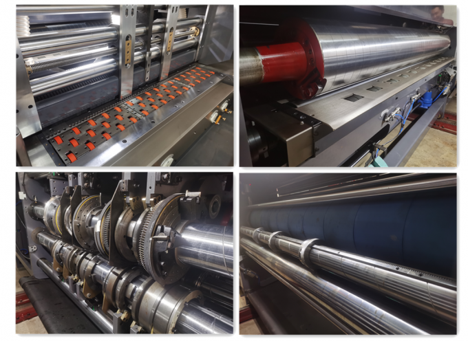 Fully Automatic Corrugated Box Making Machine , Flexo Folder Gluer Machine