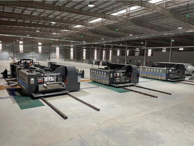 RDC Vacuum Transfer Flexo Printer Slotter Machine Box Making Auto Stacker