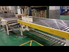TAEMS robot palletizer system for cardboard, after the die cutter