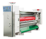 Lead Edge Feeder 4 Color Flexo Printer Rotary Die Cutter Vibrator And Counter Stacker Machine