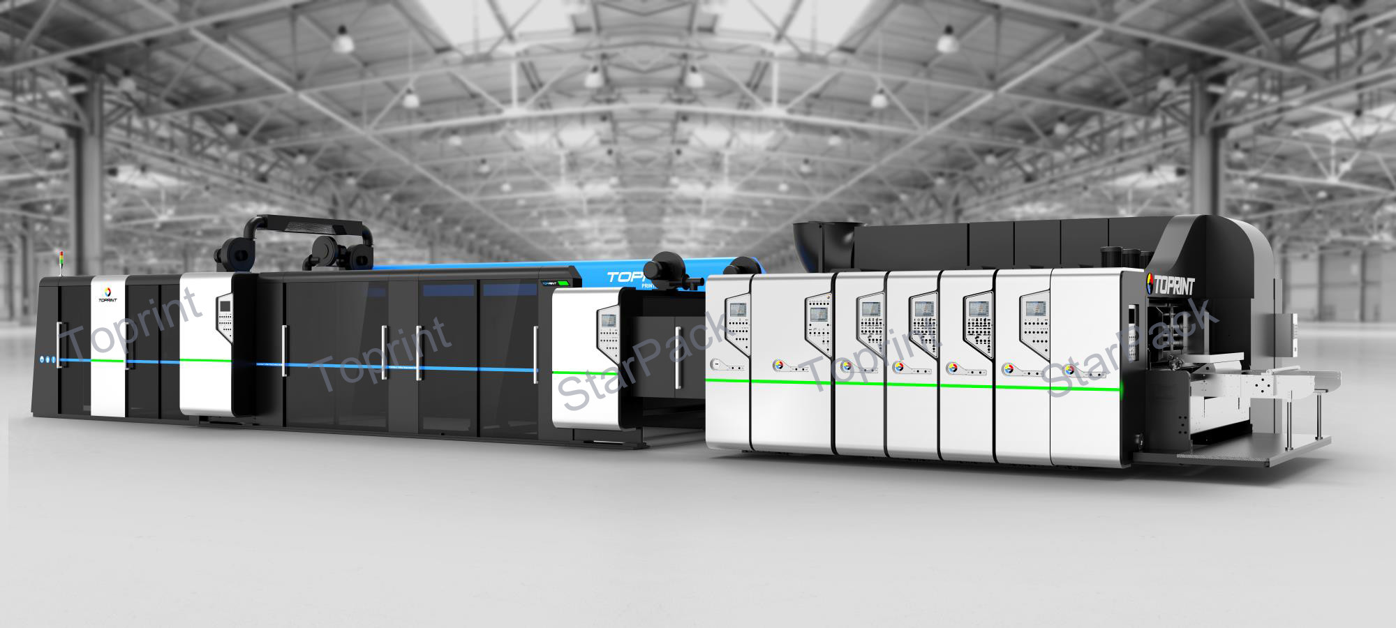 300 sheets/min Corrugated Box Die Cutting Machine RDC Flex Rotary Die