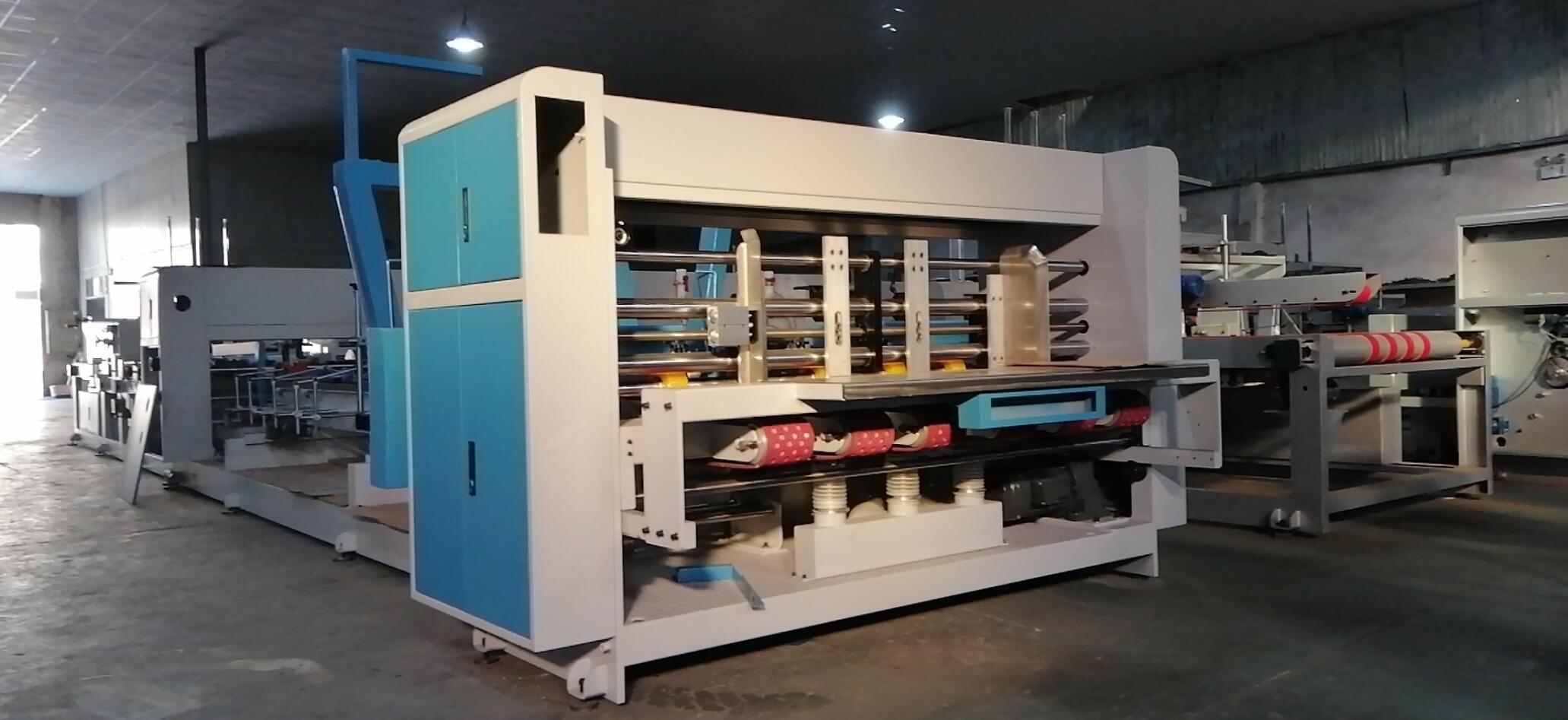 Full Automatic Corrugated Carton Box Gluing Machine 150m/min 20.8kw