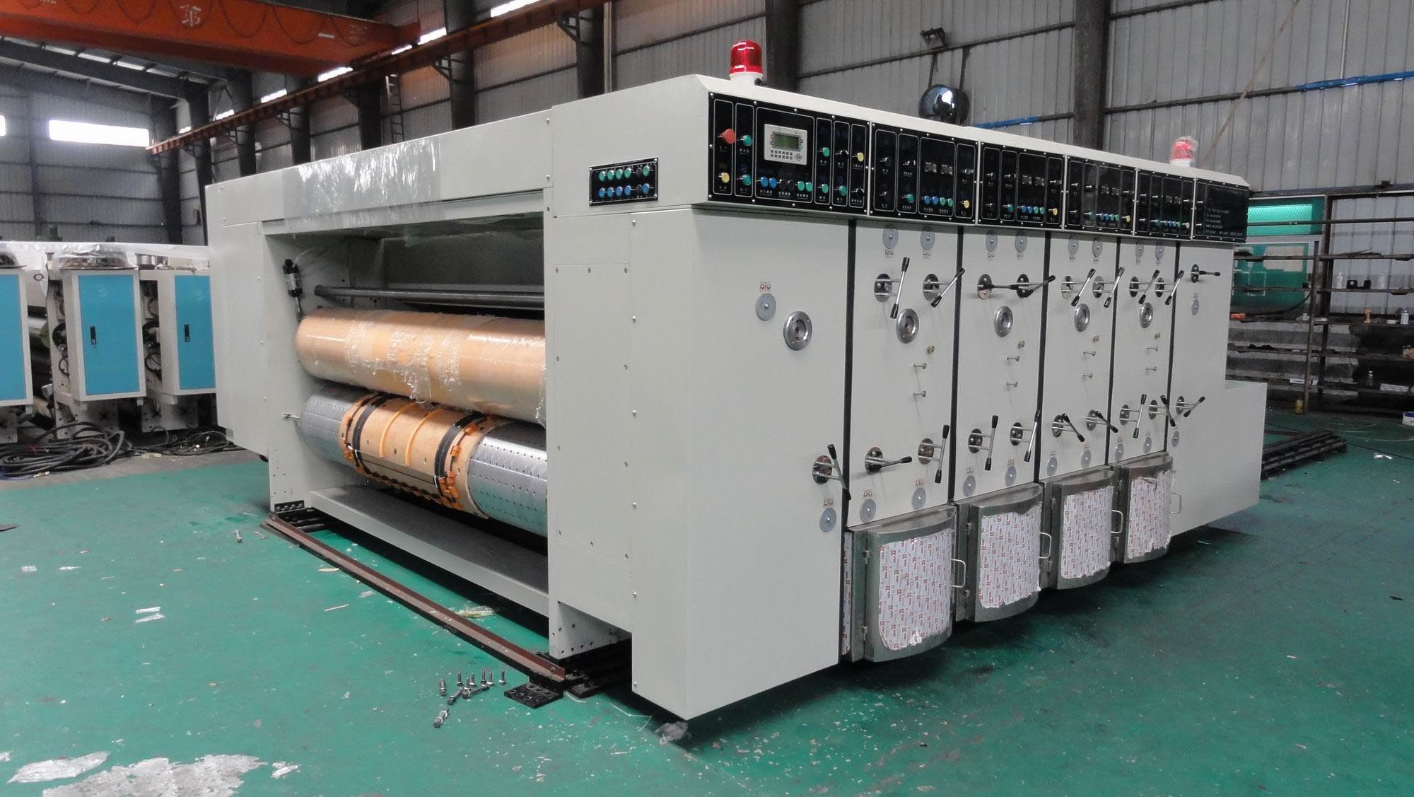 Carton Box Flexo Printing Slotting Die Cutting Machine 180 Sheet/min ...