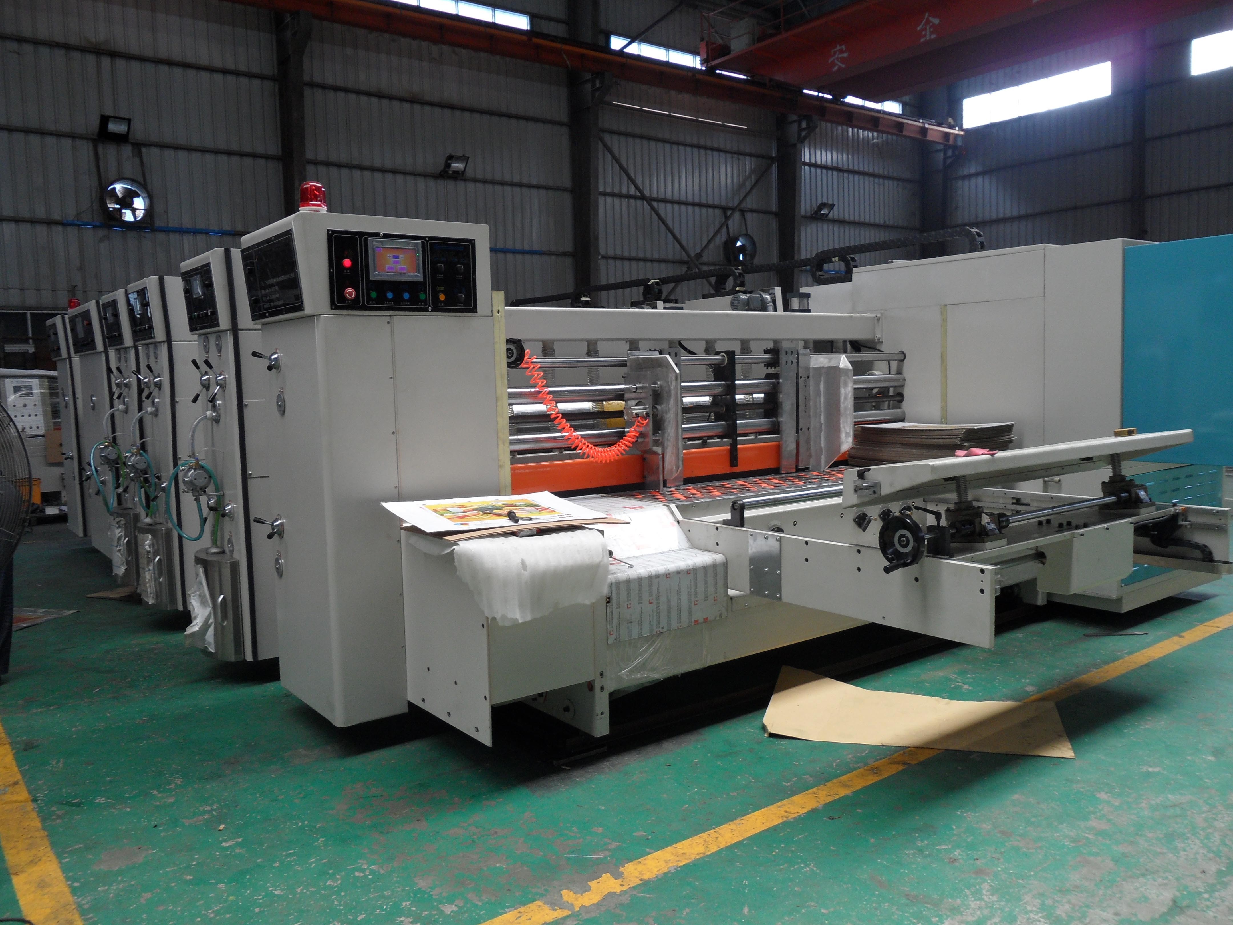 Carton Box Flexo Printing Slotting Die Cutting Machine 180 Sheet/min ...