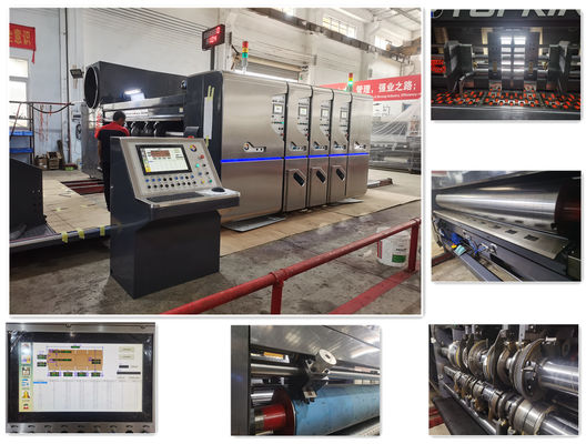 Automatic Flexo Printing Slotting Machine High Speed Open / Closed Type