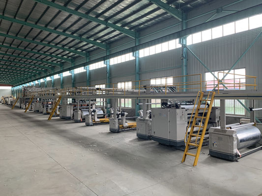 5 Layer Corrugated Paperboard Production Line Full Automatic